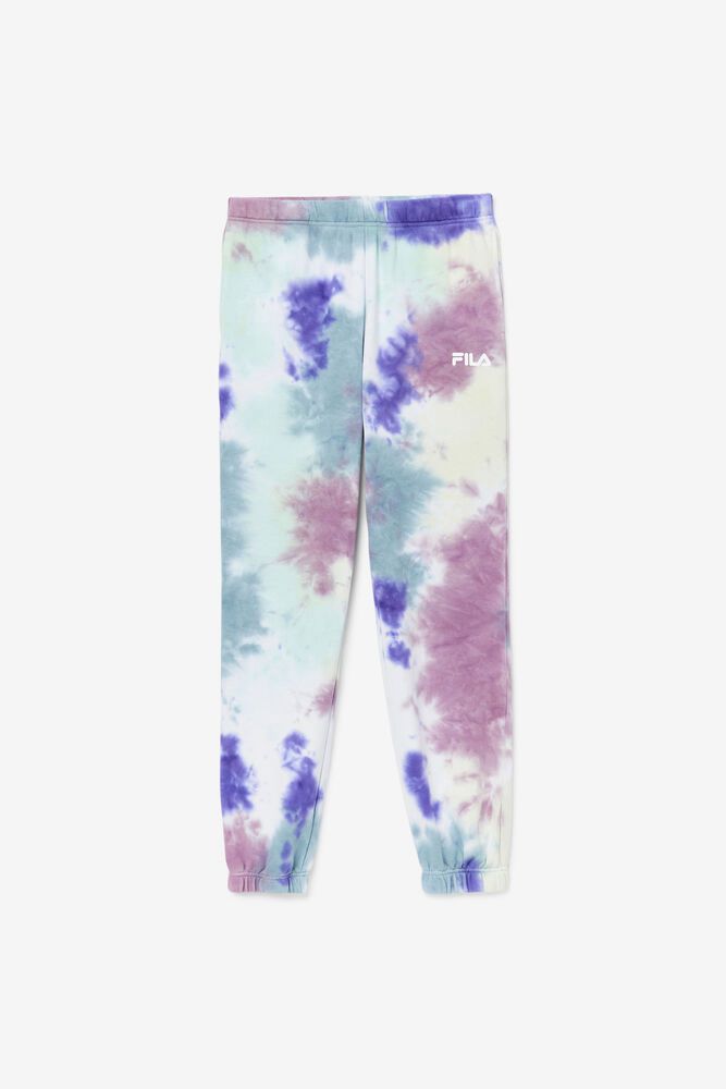 Fila Nohavice Damske Raleigh Tie Dye Jogger Modre - FHJAB4975